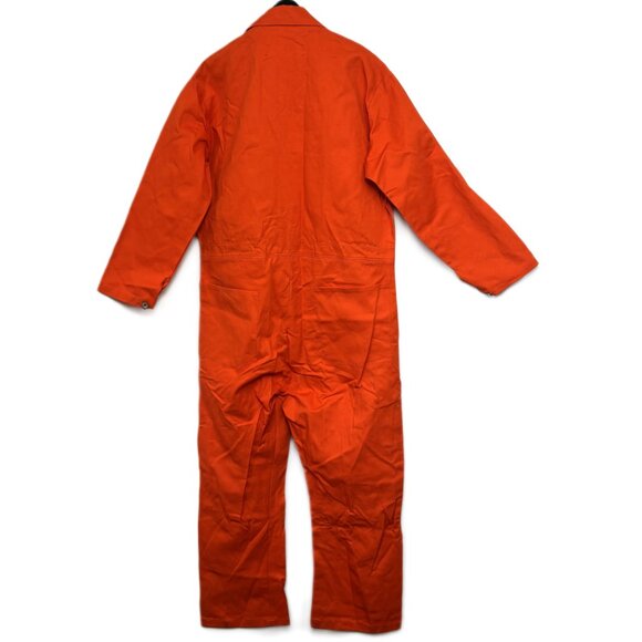 Orange Coveralls Official Garment Corporation of America 100% Cotton  46 RG - Picture 6 of 14